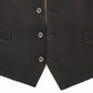 Dolce & Gabbana Elegant Black Silk Dress Vest