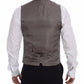 Dolce & Gabbana Elegant Beige Cotton Dress Vest