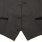 Dolce & Gabbana Elegant Black Wool Silk Dress Vest