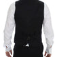 Dolce & Gabbana Elegant Gray Wool Dress Vest