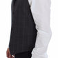 Dolce & Gabbana Elegant Checkered Wool Dress Vest