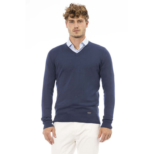 Blue Modal Men Sweater - SEHABRANDS