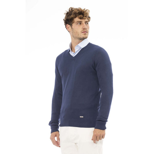 Blue Modal Men Sweater - SEHABRANDS