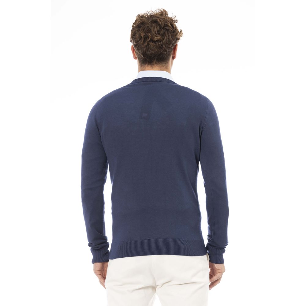 Blue Modal Men Sweater - SEHABRANDS