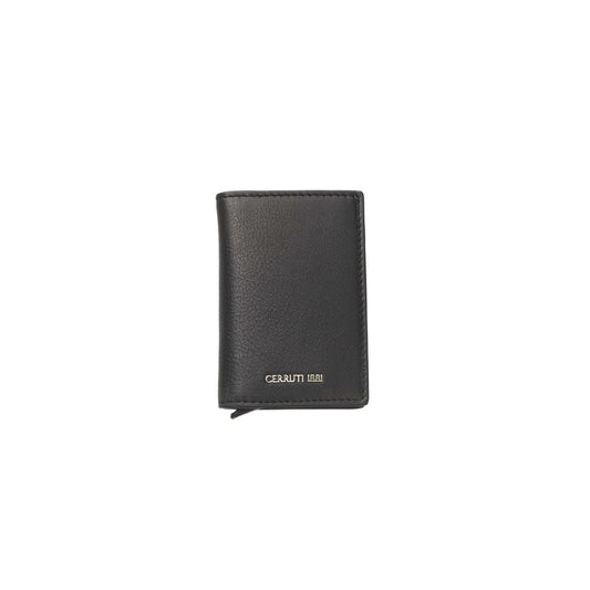 Black Leather Men Wallet - SEHABRANDS