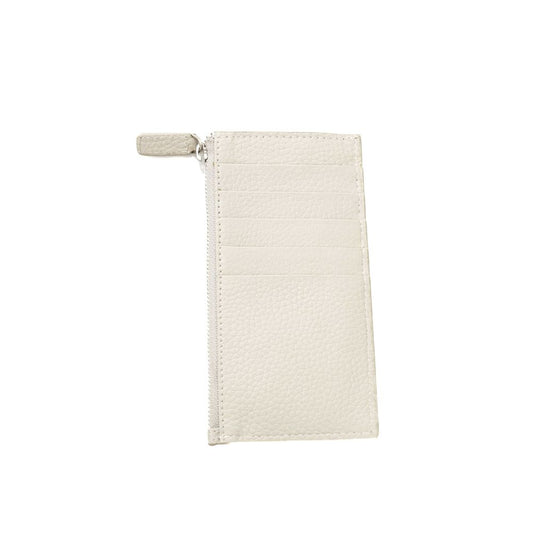 White Leather Men Wallet - SEHABRANDS