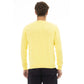 Yellow Cotton Men Sweater - SEHABRANDS