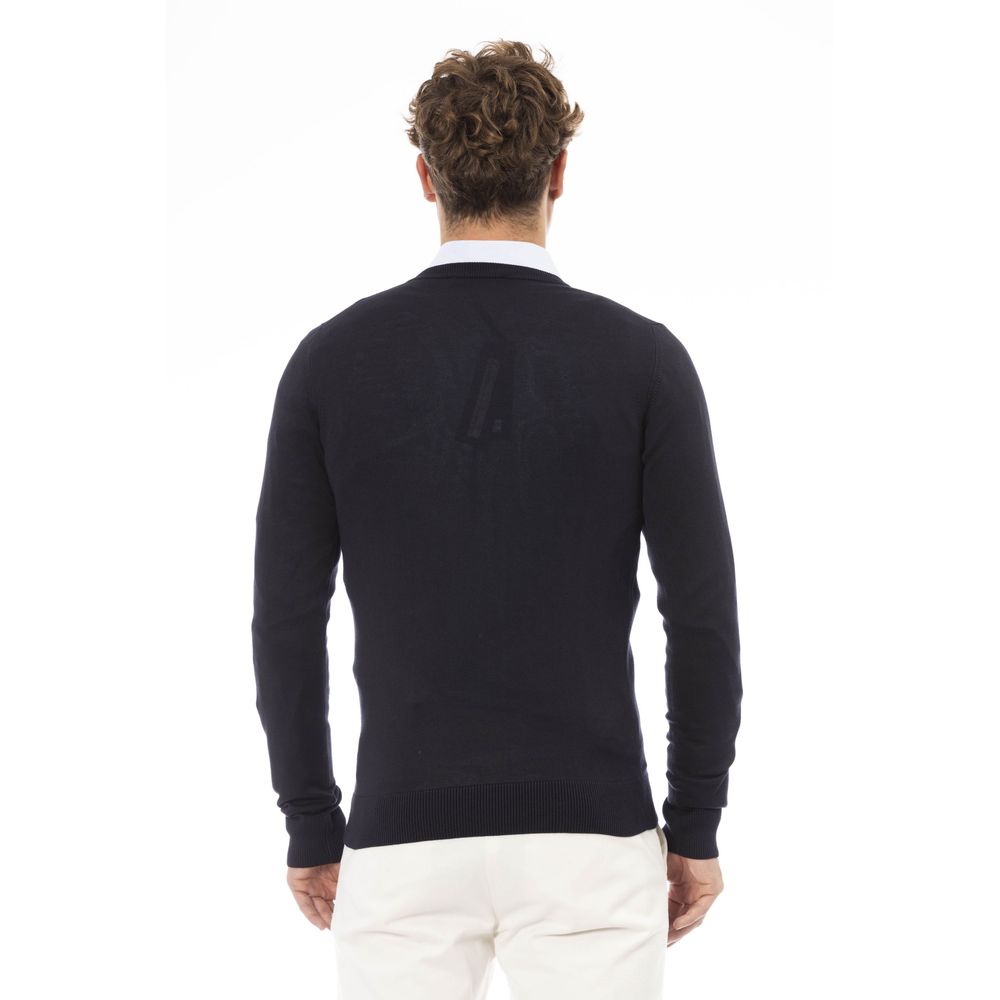 Blue Modal Men Sweater - SEHABRANDS