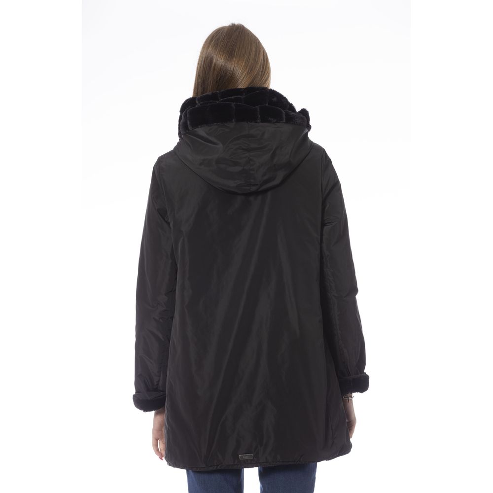 Black Polyester Women Jacket - SEHABRANDS