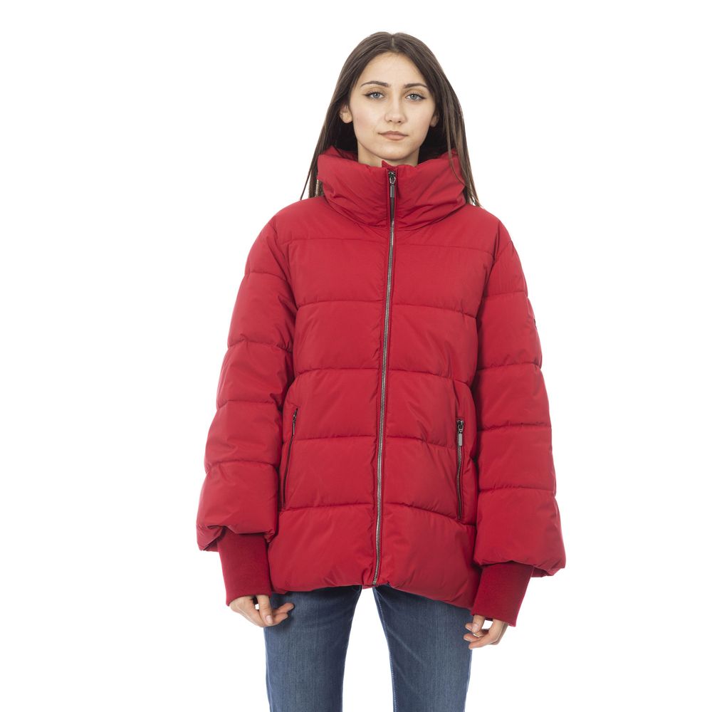 Red Polyamide Women Jacket - SEHABRANDS