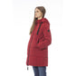 Red Polyester Women Jacket - SEHABRANDS