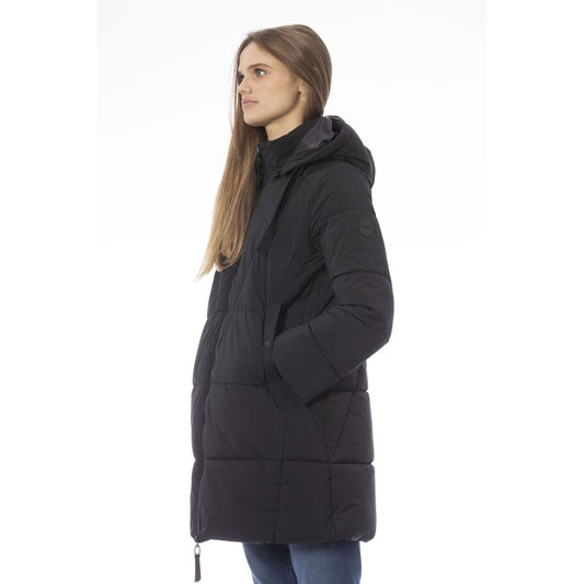 Black Polyester Women Jacket - SEHABRANDS