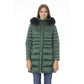 Green Polyester Women Jacket - SEHABRANDS