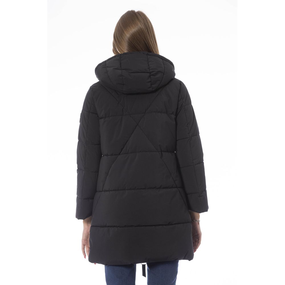 Black Polyester Women Jacket - SEHABRANDS