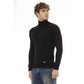 Black Wool Men Sweater - SEHABRANDS