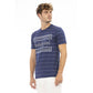 Blue Cotton Men T-Shirt - SEHABRANDS