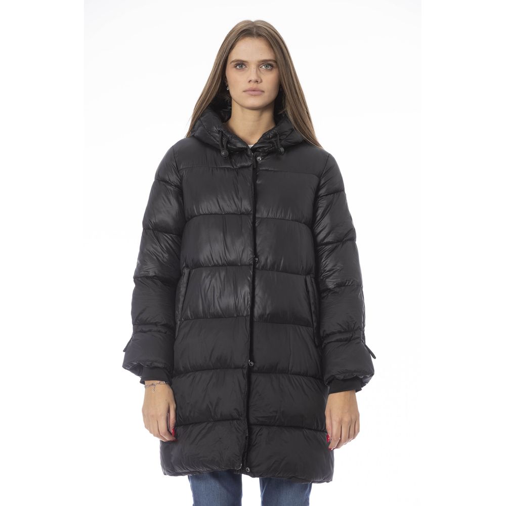 Black Nylon Women Jacket - SEHABRANDS