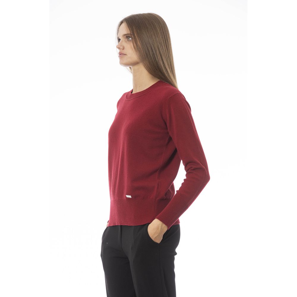 Red Wool Women Sweater - SEHABRANDS