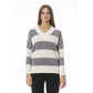 Gray Wool Women Sweater - SEHABRANDS