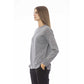 Gray Viscose Women Sweater - SEHABRANDS