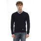 Blue Wool Men Sweater - SEHABRANDS