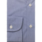 Light Blue Cotton Men Shirt - SEHABRANDS