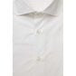 White Cotton Men's Slim Shirt - SEHABRANDS