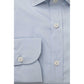 Light Blue Cotton Men Shirt - SEHABRANDS