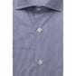 Light Blue Cotton Men Shirt - SEHABRANDS