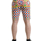 Dolce & Gabbana Multicolor Print Bermuda Shorts