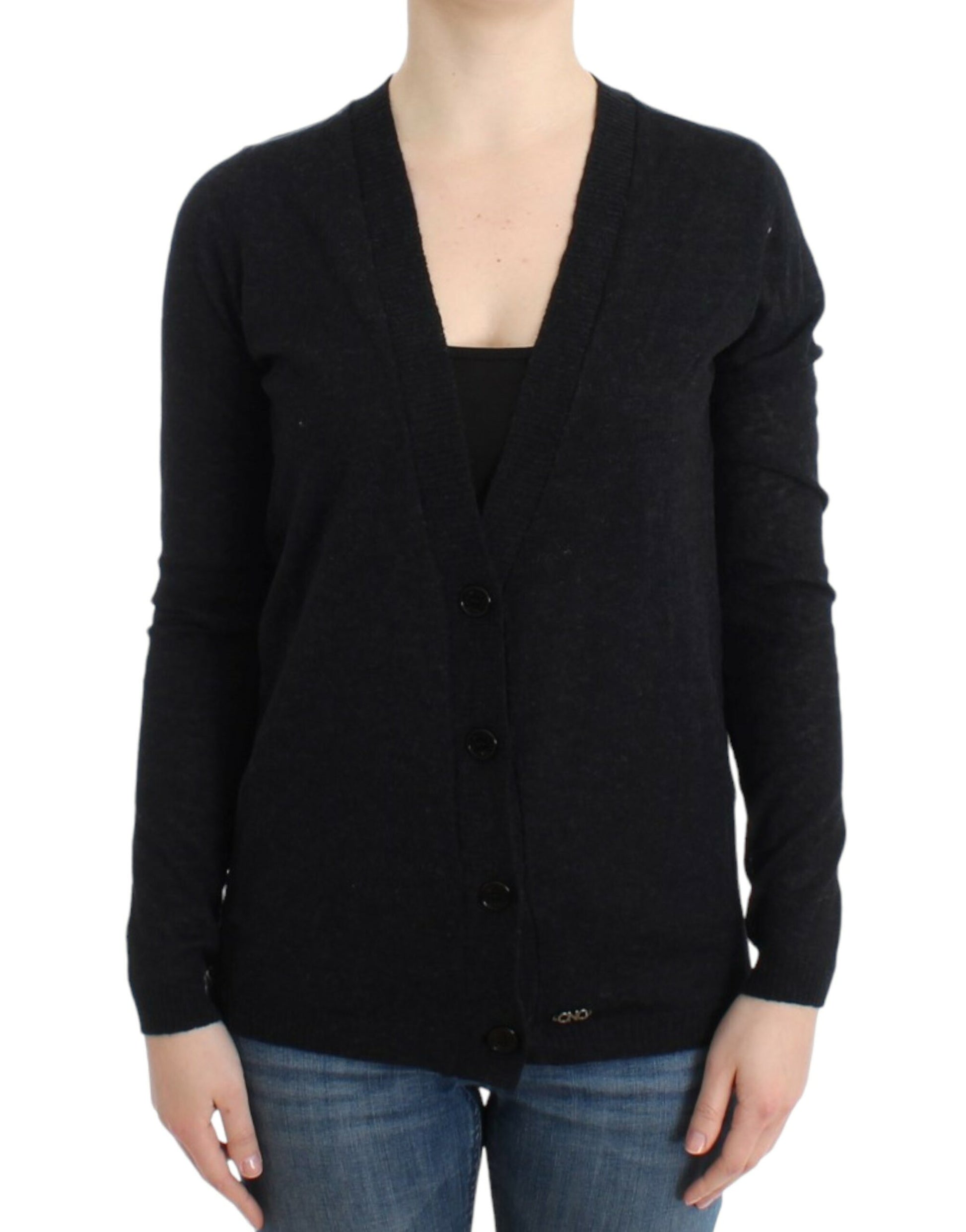 Elegant Deep V-neck Lightweight Cardigan - SEHABRANDS