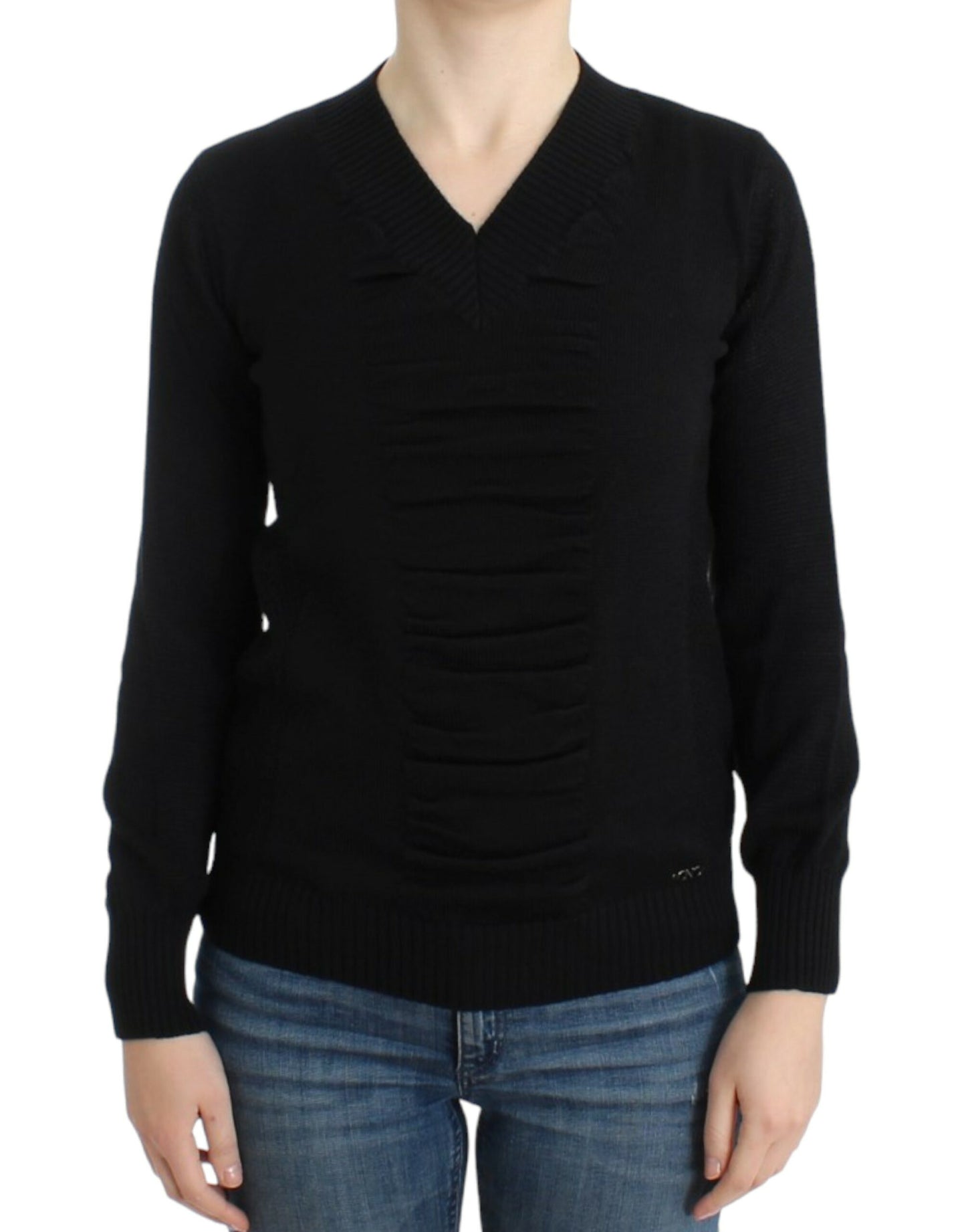 Elegant V-Neck Lightweight Sweater - SEHABRANDS