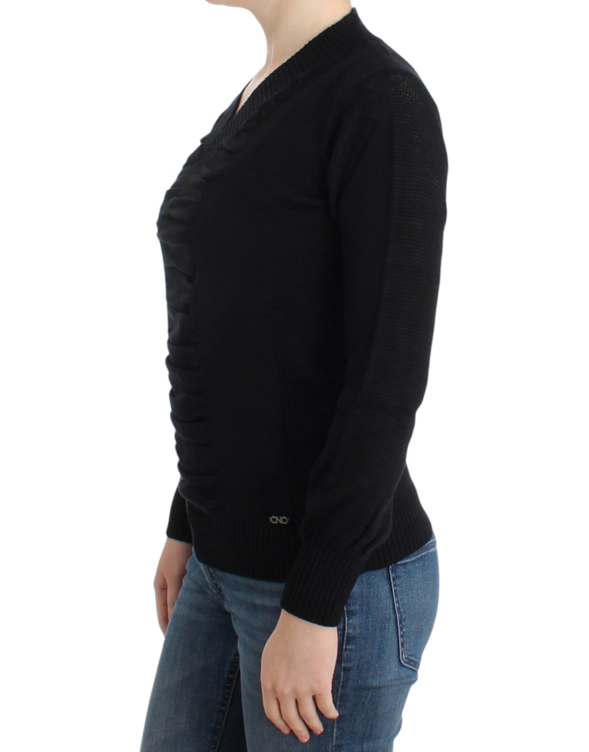 Elegant V-Neck Lightweight Sweater - SEHABRANDS