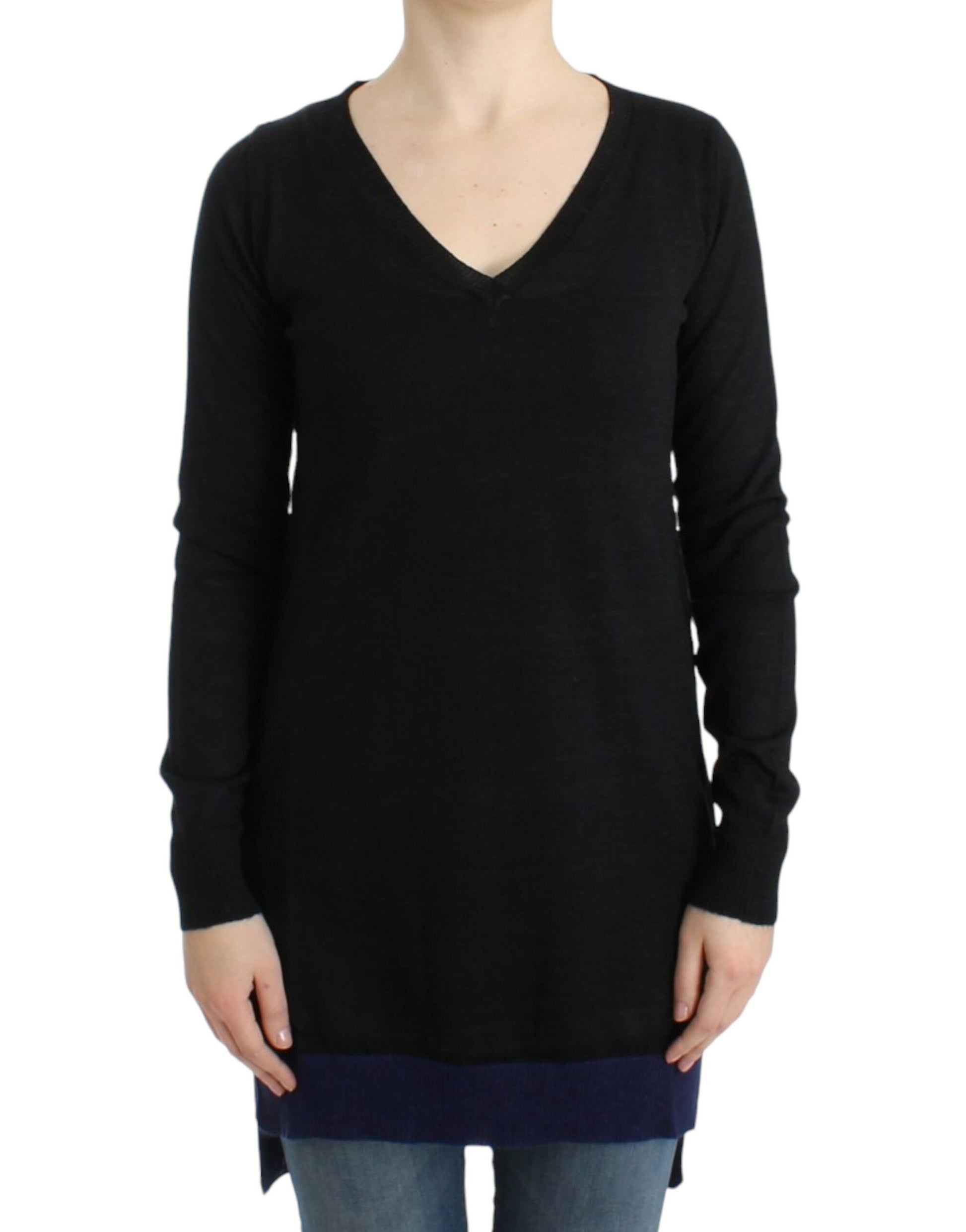 Elegant V-Neck Lightweight Sweater - SEHABRANDS