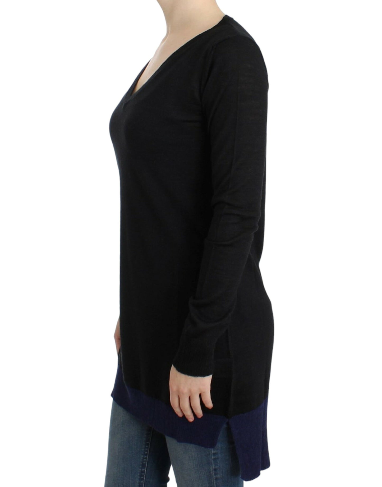 Elegant V-Neck Lightweight Sweater - SEHABRANDS