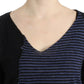 Striped V-Neck Luxury Sweater - SEHABRANDS