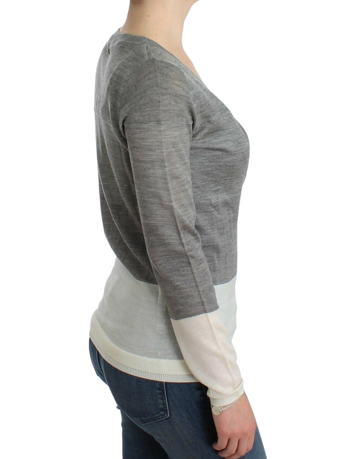 Chic Gray Lightweight Cardigan - SEHABRANDS