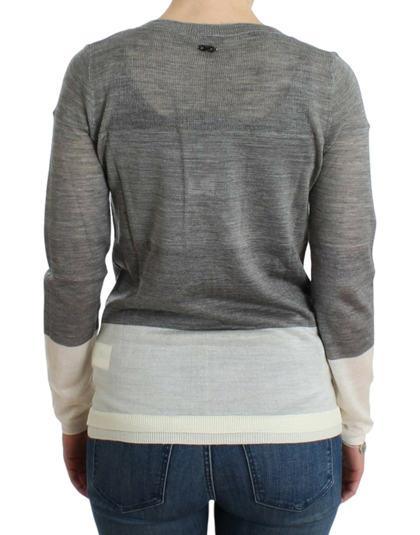 Chic Gray Lightweight Cardigan - SEHABRANDS