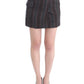 Chic Wool Blend Mini Skirt in Gray - SEHABRANDS