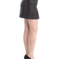 Chic Wool Blend Mini Skirt in Gray - SEHABRANDS