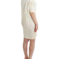 Chic White Modal Above-Knee Dress - SEHABRANDS