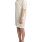 Chic White Modal Above-Knee Dress - SEHABRANDS