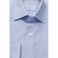 Light Blue Cotton Men Shirt - SEHABRANDS