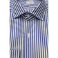 Light Blue Cotton Men Shirt - SEHABRANDS