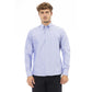 Blue Cotton Men Shirt - SEHABRANDS