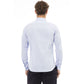 Light Blue Cotton Men Shirt - SEHABRANDS