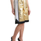 Dolce & Gabbana Elevated Elegance: High Waist Golden Shorts