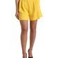 Dolce & Gabbana Elegant High Waist Bermuda Shorts in Sunny Yellow