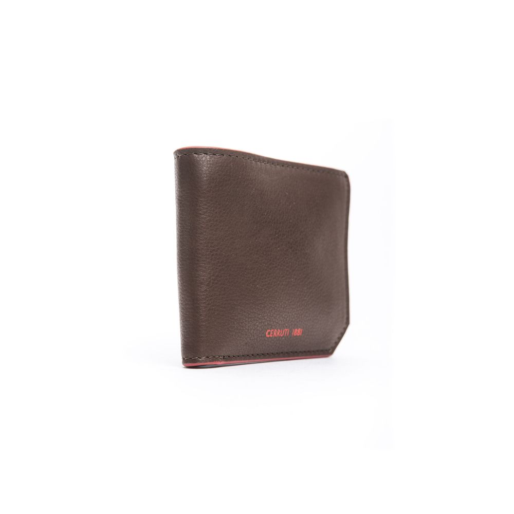 Brown Calf Leather Men Wallet - SEHABRANDS