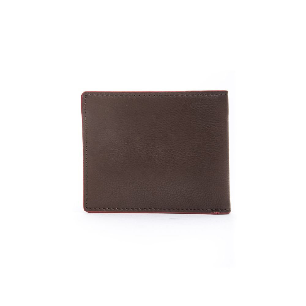 Brown Calf Leather Men Wallet - SEHABRANDS